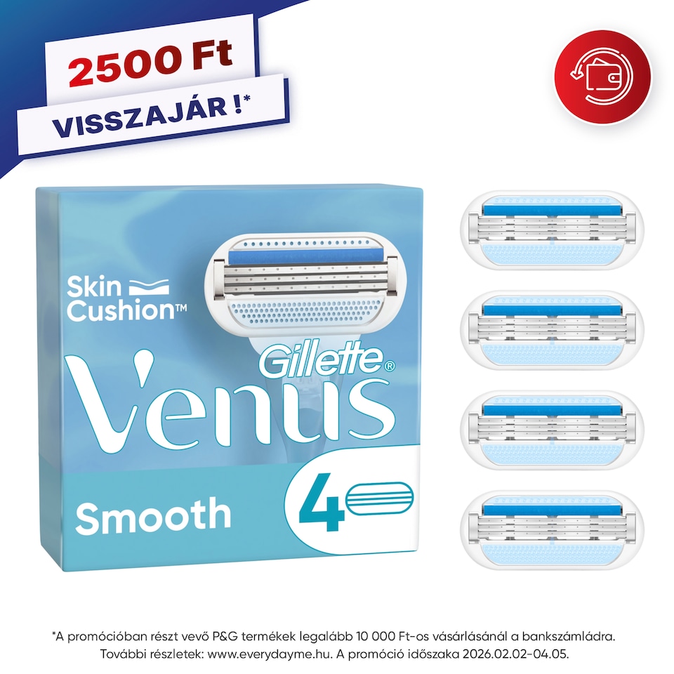 Venus Smooth Borotvabetét x4 1. kép