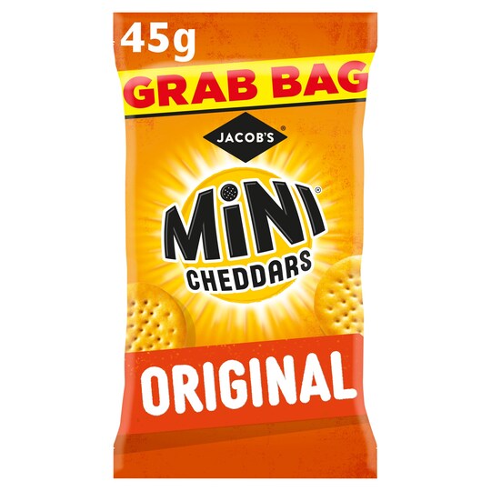 Jacobs Mini Cheddars 45G Tesco Groceries