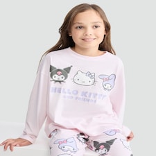 Hello Kitty Pure Cotton Pyjamas in Pink