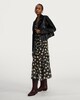 image 2 of F&F Faux Leather Fringed Jacket in Black