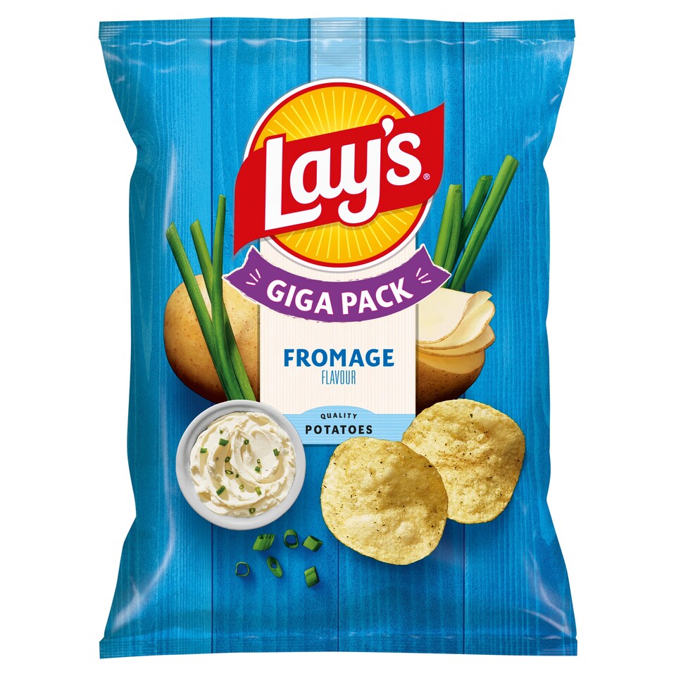 Lay's tejfölös-zöldfűszeres ízű burgonyachips 250 g