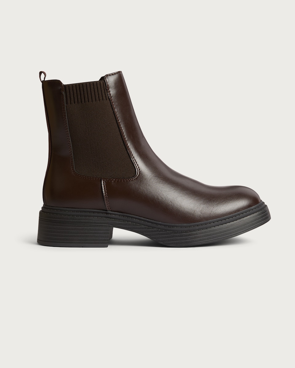 image 1 of F&F Chelsea Ankle Boots in Brown