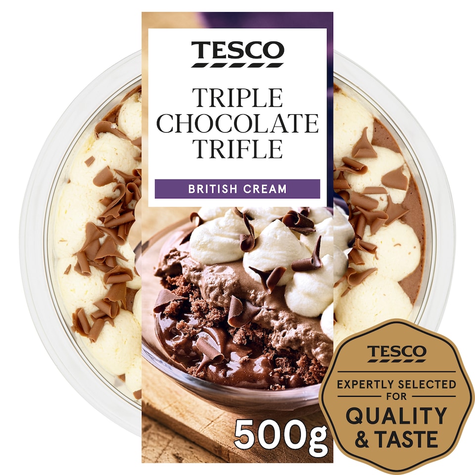 Tesco Trifle Chocolate 500G