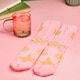 image 2 of Wicked Pink Glass Mug & Socks Christmas Gift Set
