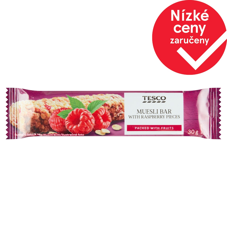 Tesco Müsli tyčinka s malinami 30g