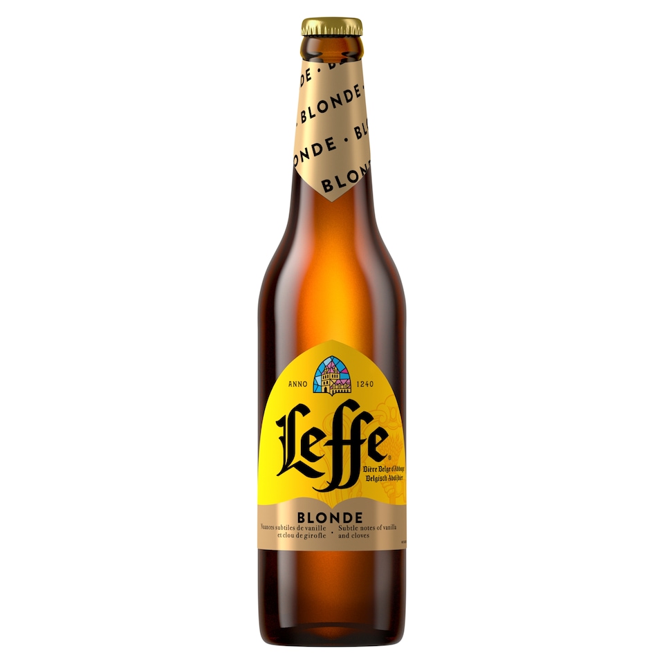 LEFFE BLONDE BEER 500ML