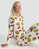 image 1 of The Grinch Matching Family Christmas Pyjamas in Stone