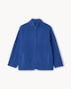 image 3 of F&F School Unisex Zip Up Fleece Jacket in Blue