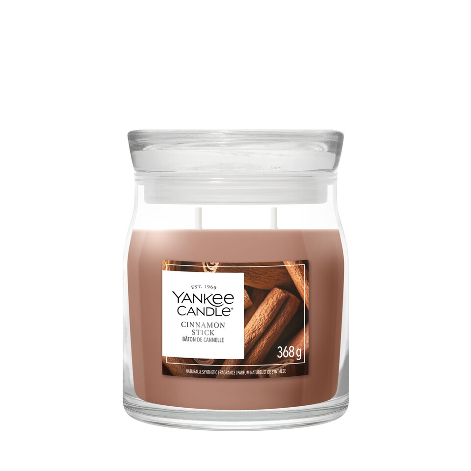 image 1 of Yankee Candle Signature Medium Jar Cinnamon Stick 368g