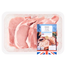 Tesco British Pork Chops 700G 700G