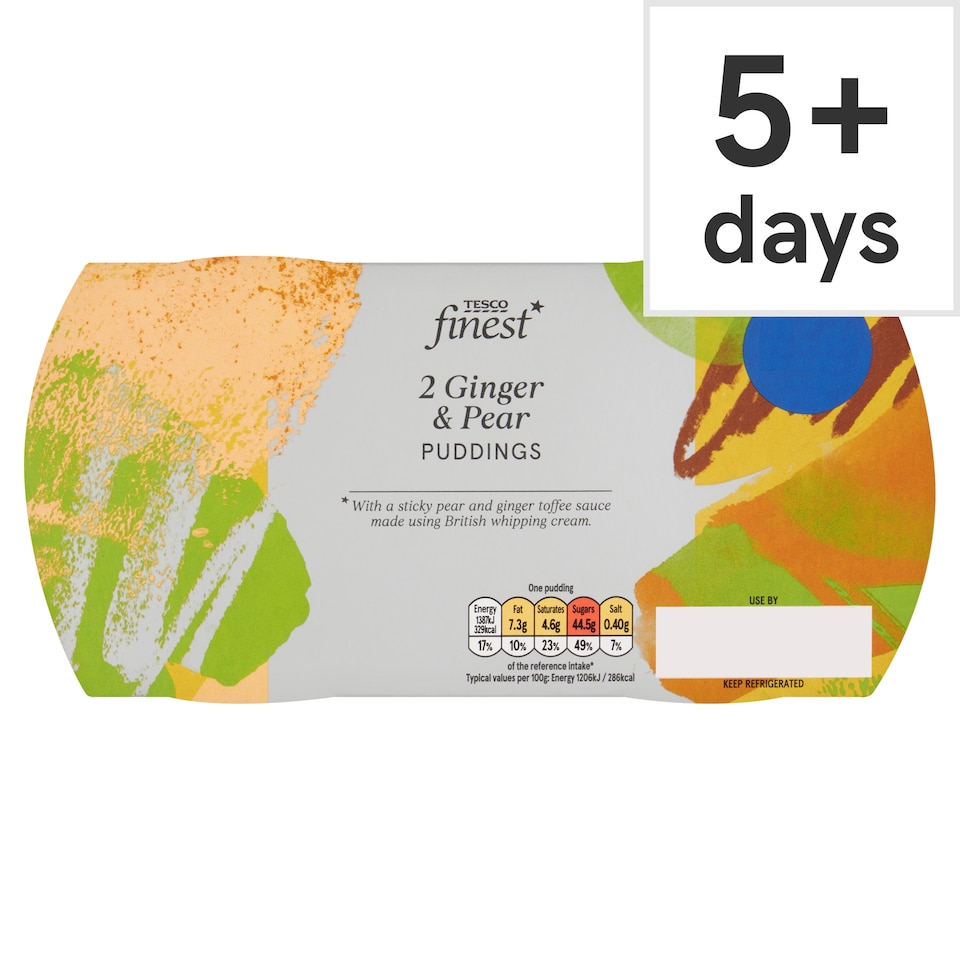 Tesco Finest Ginger & Pear Puddings 230g
