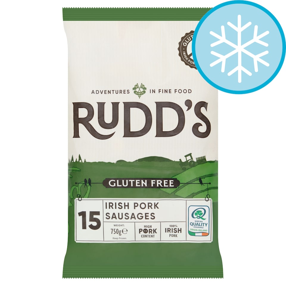 Rudd's 15 Gluten Free Irish Pork Sausages 750g