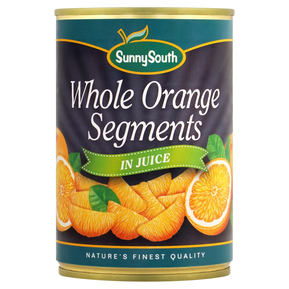 Sunny South Whole Orange Segments in Juice 425 gram