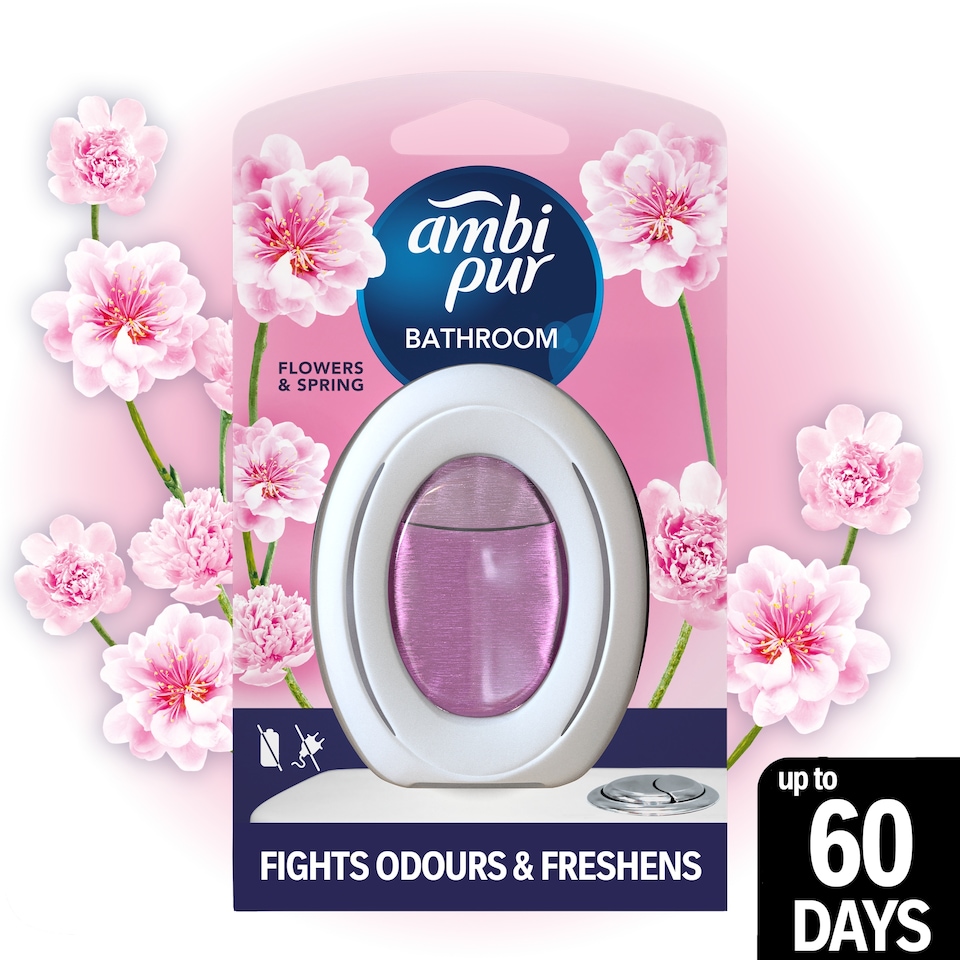 Ambi Pur Fürdőszobai Légfrissítő - Folyamatos Szagsemlegesítés És Szagmegelőzés Flowers and Spring1X