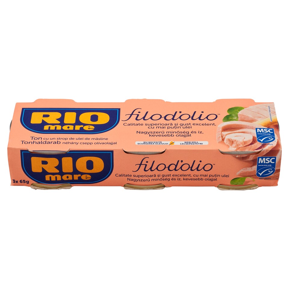 obrázok 1 z Rio Mare Filod'olio tuniak v olivovom oleji 3 x 35 g