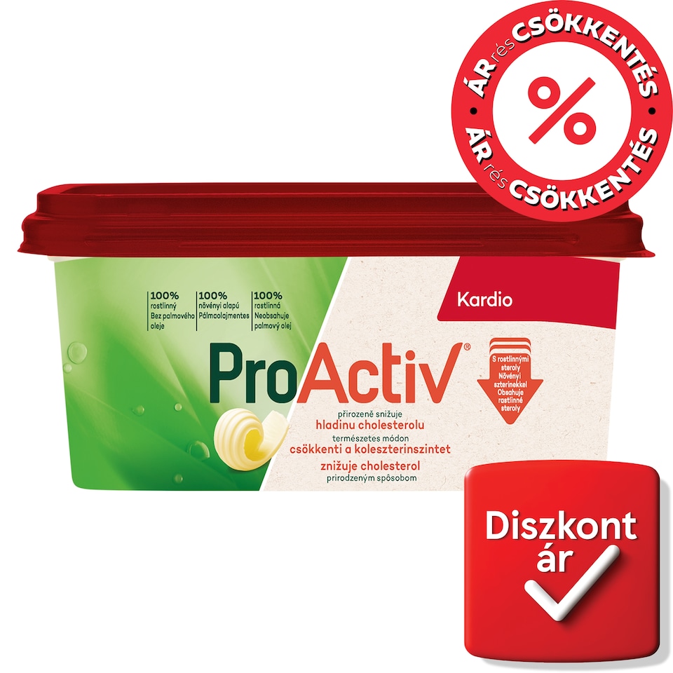 ProActiv Kardio növényi szterinnel margarin 400 g  1. kép