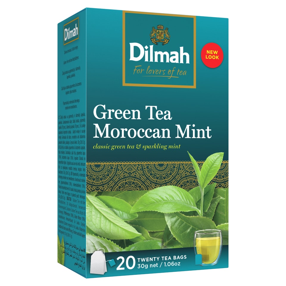 Dilmah Moroccan Mint Green Tea 20 x 1.5g