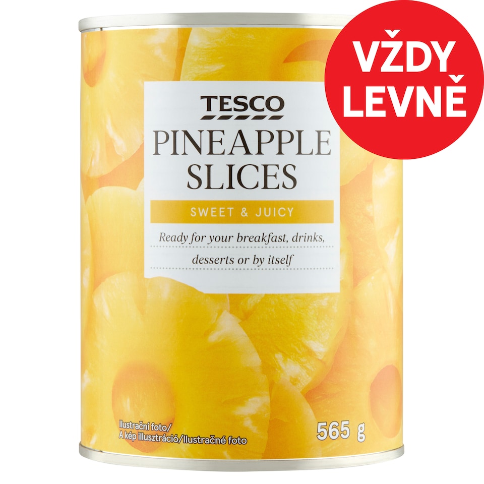 Tesco Pineapple Slices 565g