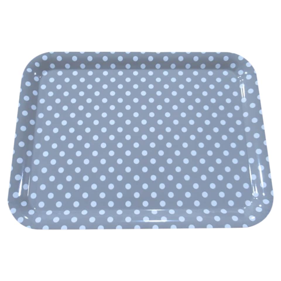 F&F Grey Spot Tray