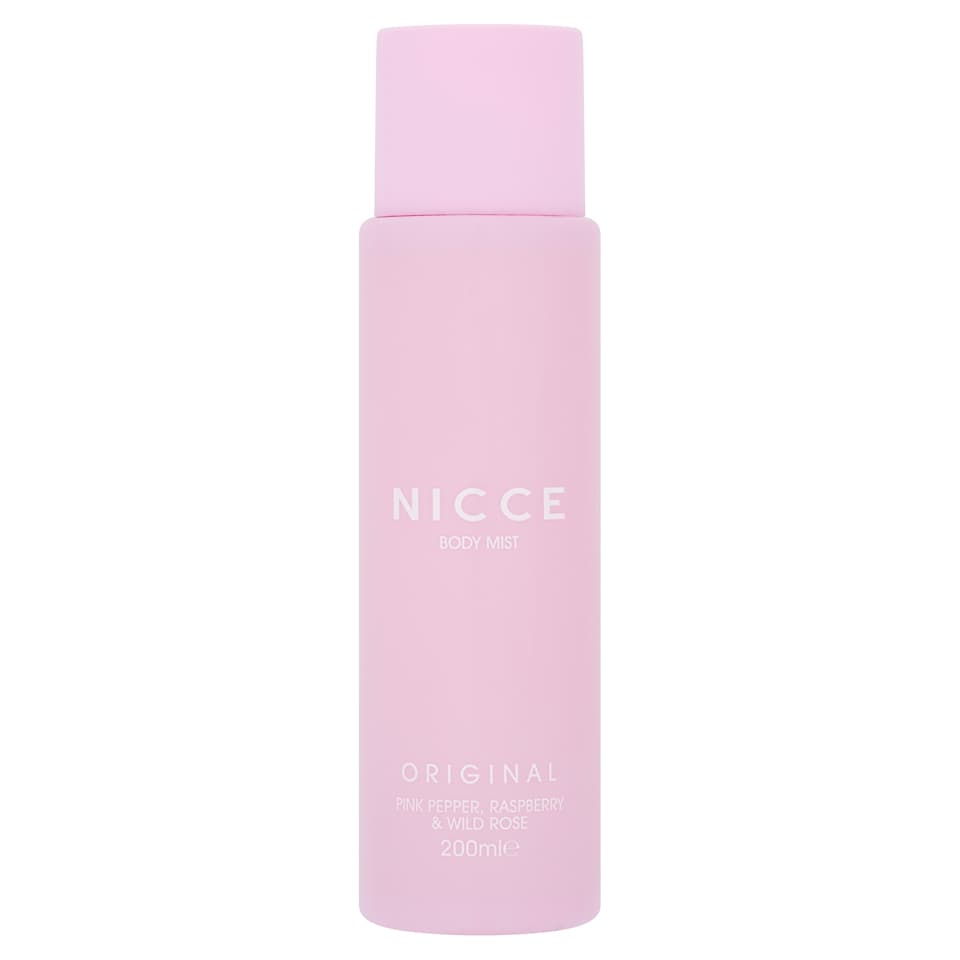 Nicce Body Mist P/Pepr Raspberry & Wild Rose 200Ml