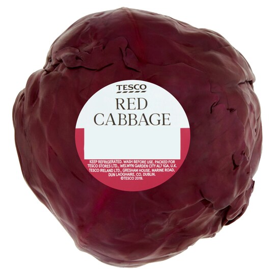 Tesco Red Cabbage Each Tesco Groceries