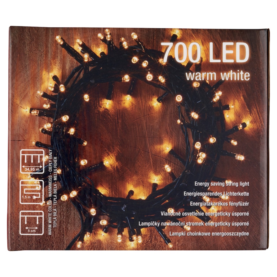 Snow Meister SM2440 700 LED svetelná reťaz teplá biela