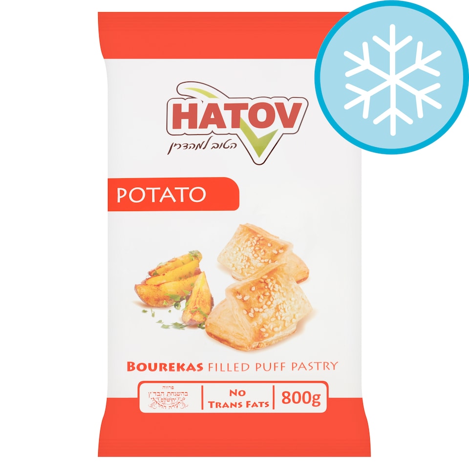 Hatov Bourekas Filled Puff Pastry - Potato 800g