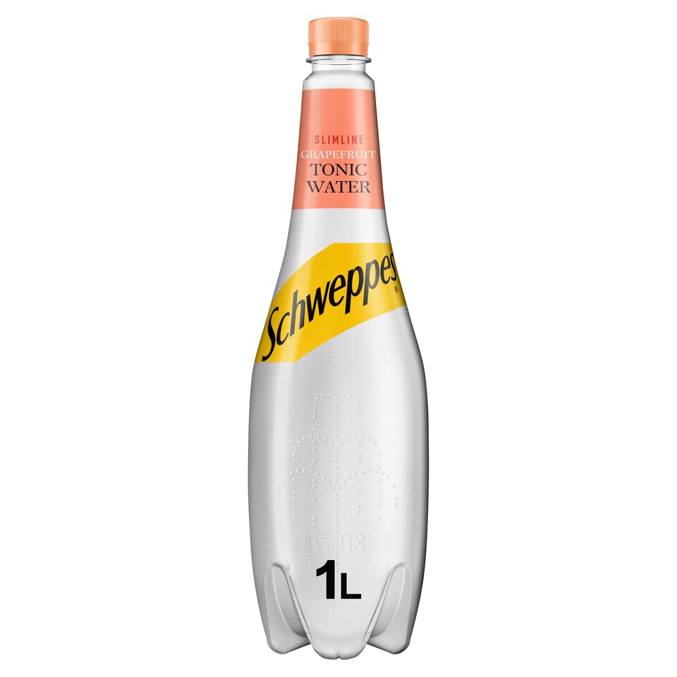 Schweppes Slimline Grapefruit Tonic Water 1L Tesco Groceries