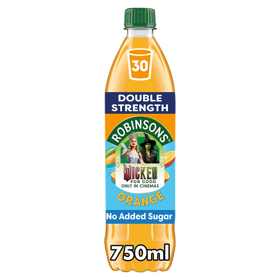 Robinsons Double Strength No Added Sugar Orange Squash 750ml