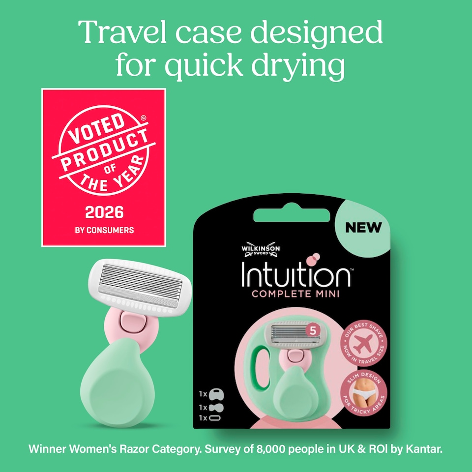 image 1 of Wilkinson Sword Intuition Complete Mini Razor