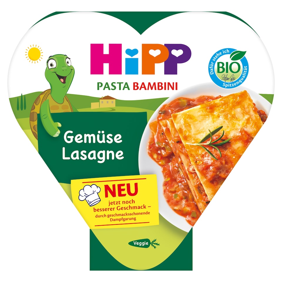HiPP bio zöldséges lasagne 1 éves kortól 250 g