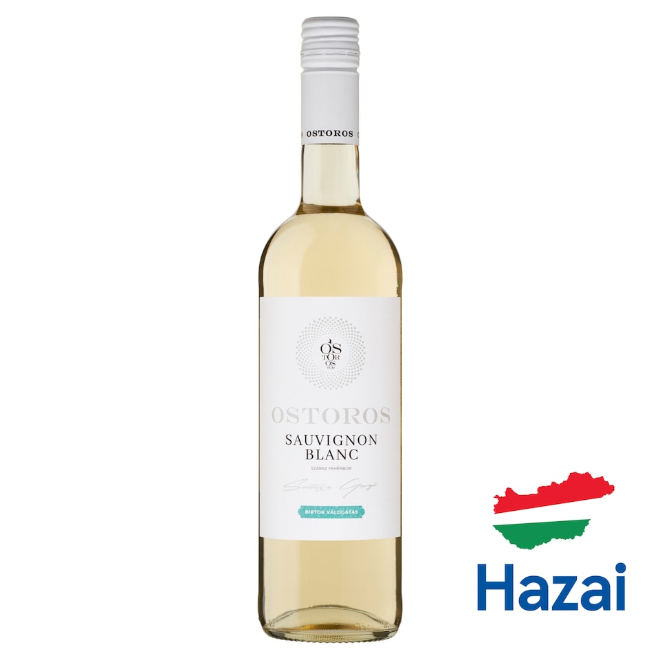 Ostorosbor Felső-Magyarországi Sauvignon Blanc száraz fehérbor 11,5% 750 ml  1. kép