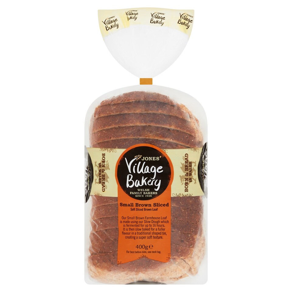 Jones Village Bakery Small Soft Brown Loaf 400g