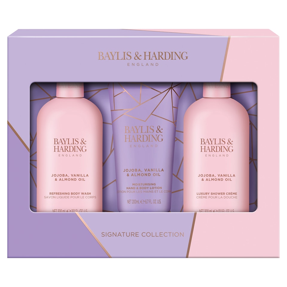 image 1 of Baylis & Harding Jojoba, Vanilla & Almond Oil Bath Gift Set