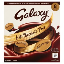 Galaxy Hot Chocolate Pods 8X17g