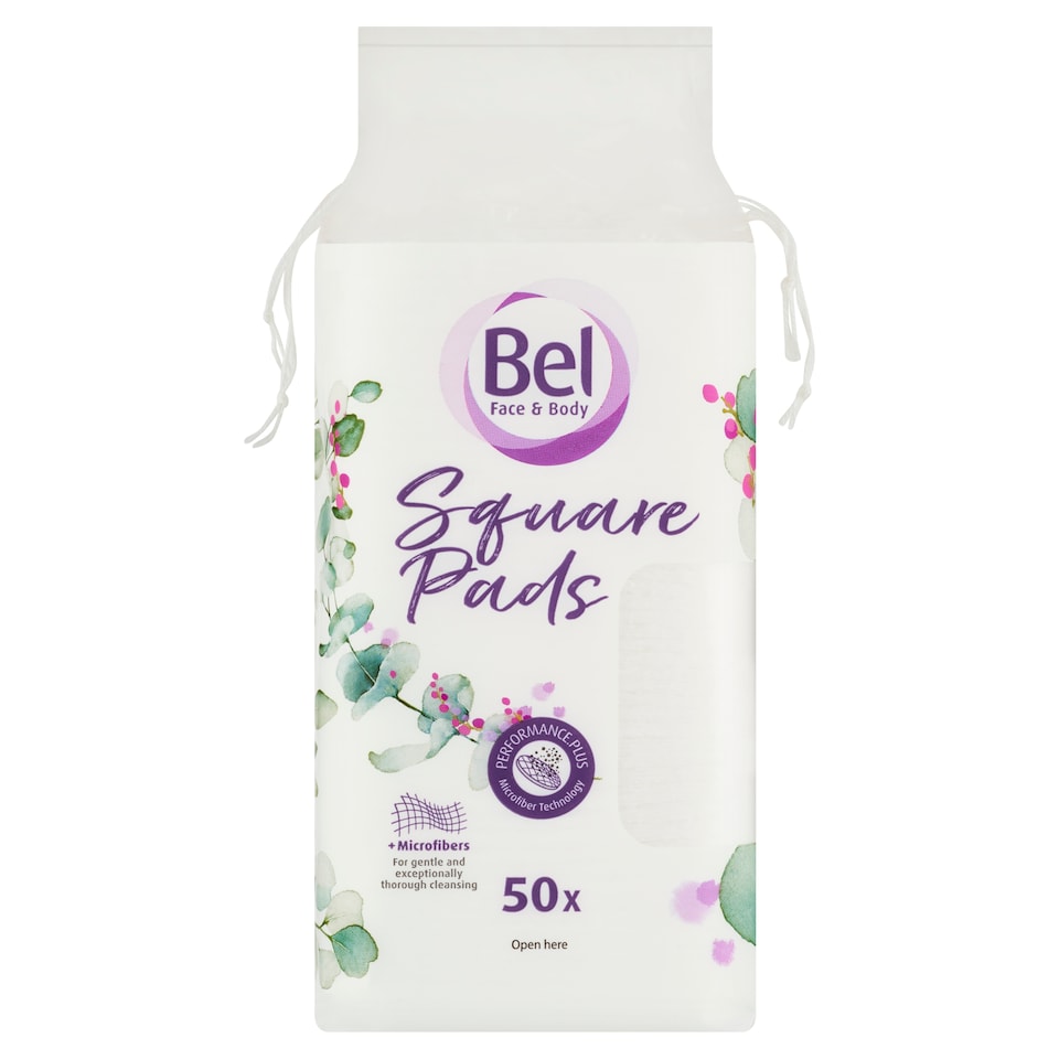 obrázok 1 z Bel Face & Body Cosmetic odličovacie tampóny s mikrovláknom štvorcové 50 ks