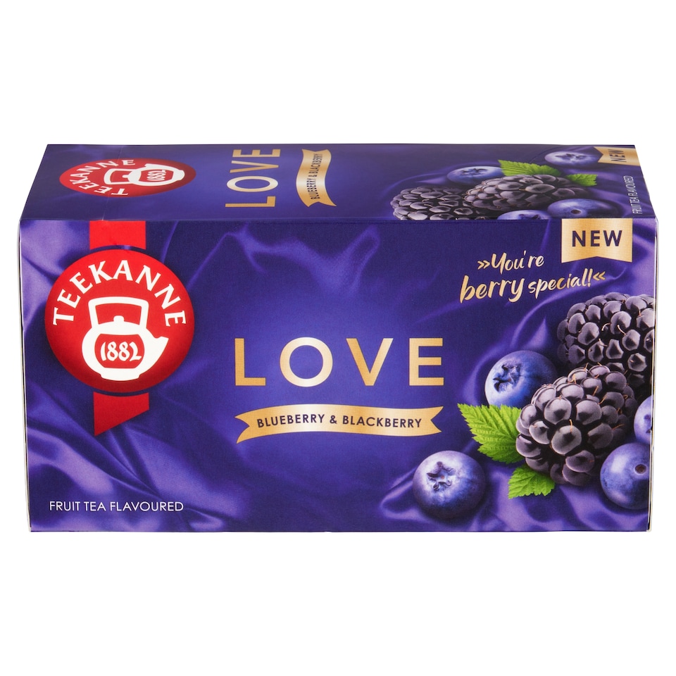 Teekanne Love Blueberry & Blackberry ovocno-bylinný čaj aromatizovaný 45g