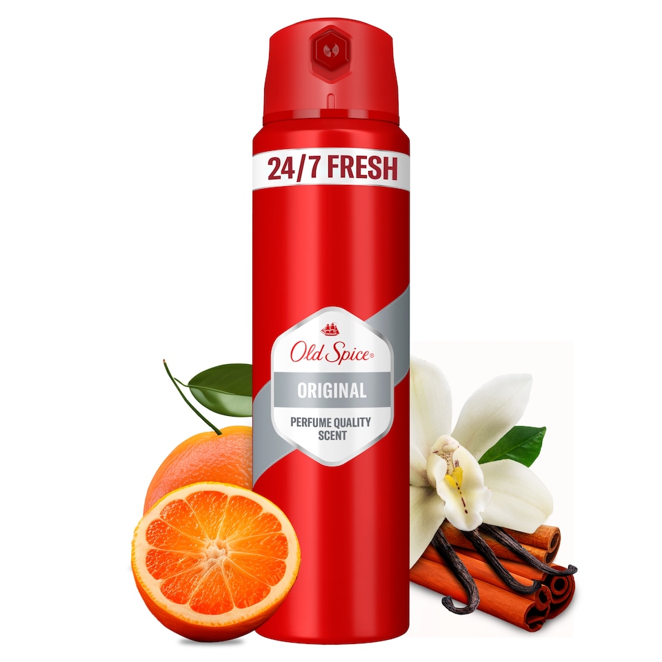 Old Spice Original Deo Spray Férfiaknak, 200 ml 1. kép