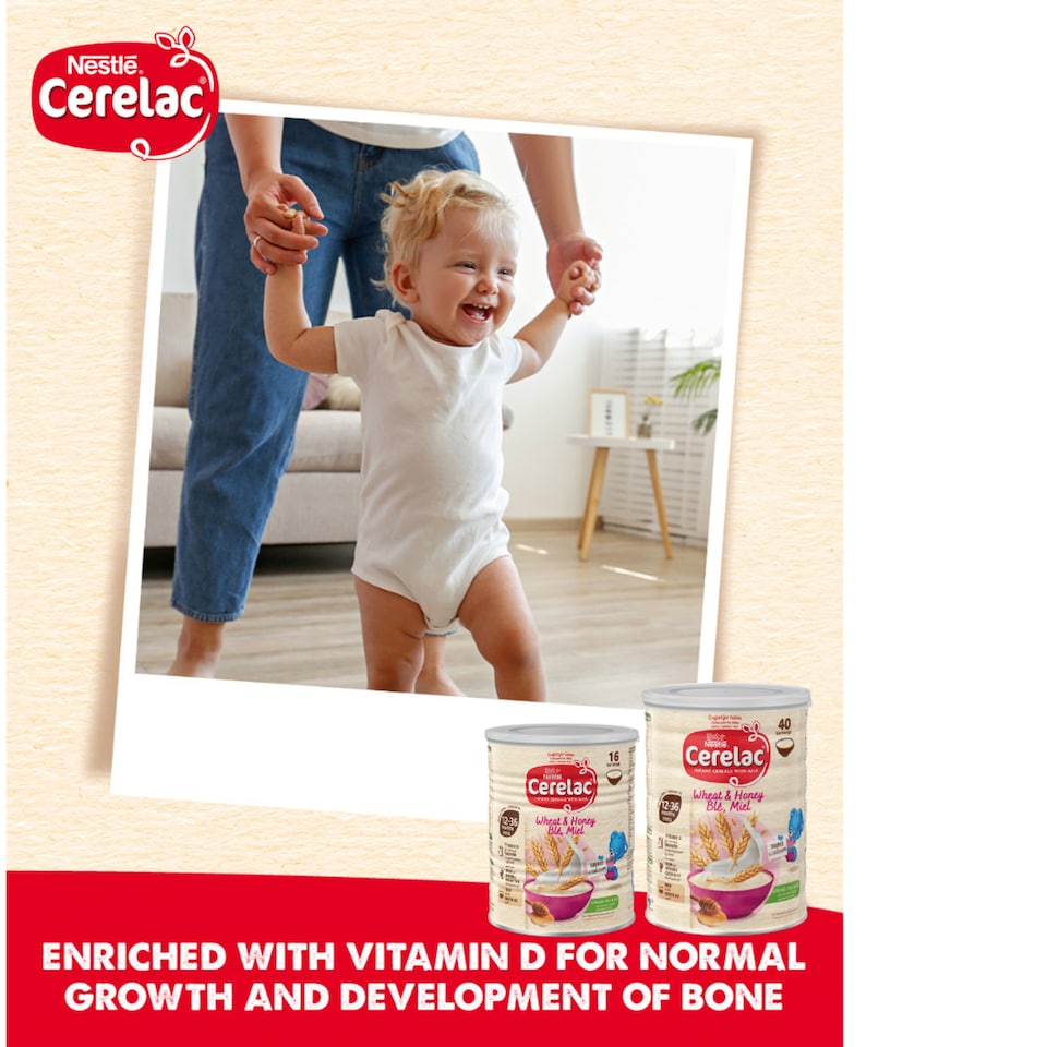 image 1 of Cerelac Honey & Wheat Baby Food 12Mths 400G