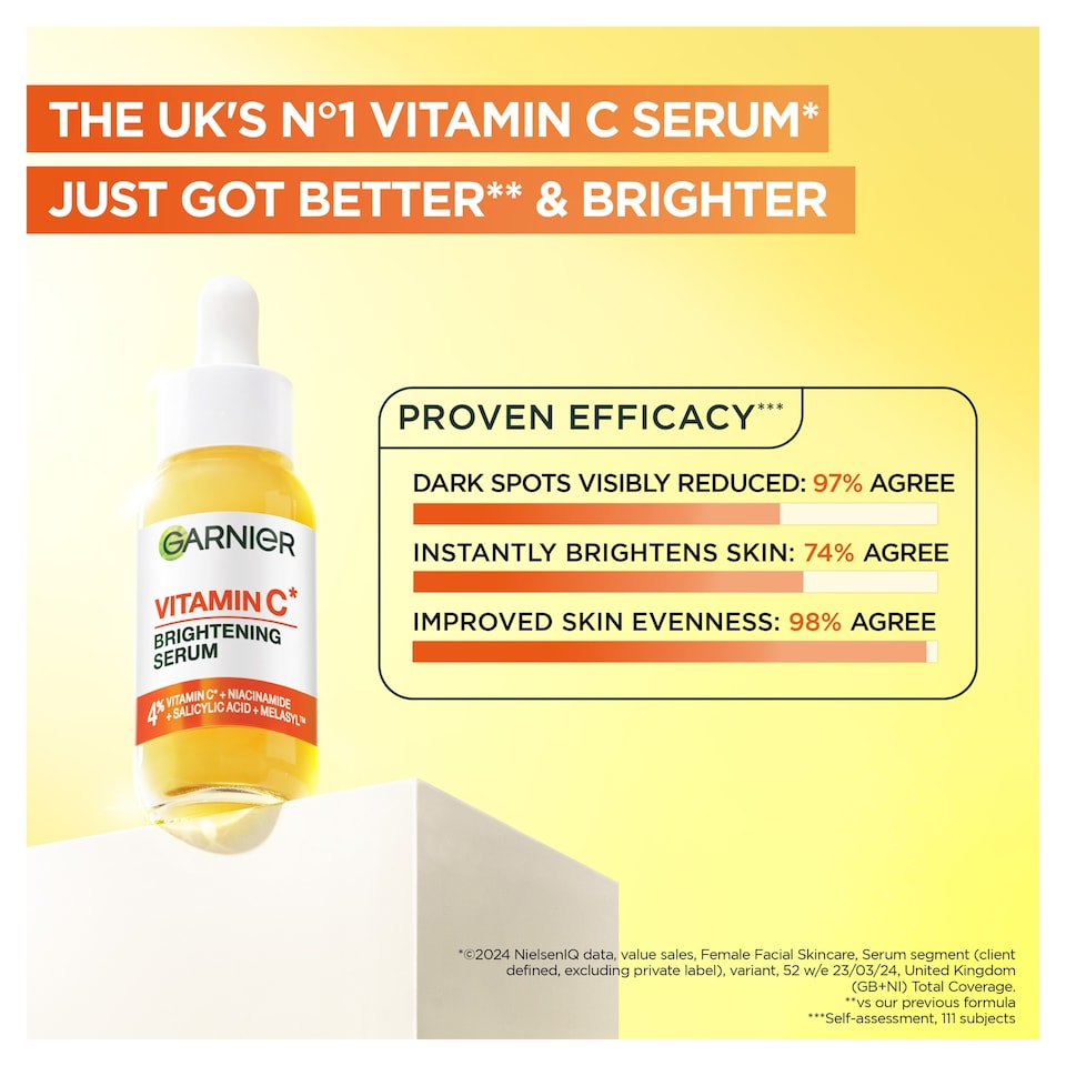 image 1 of Garnier Skin Active Vitamin C Anti-Dark Spot Serum 30Ml