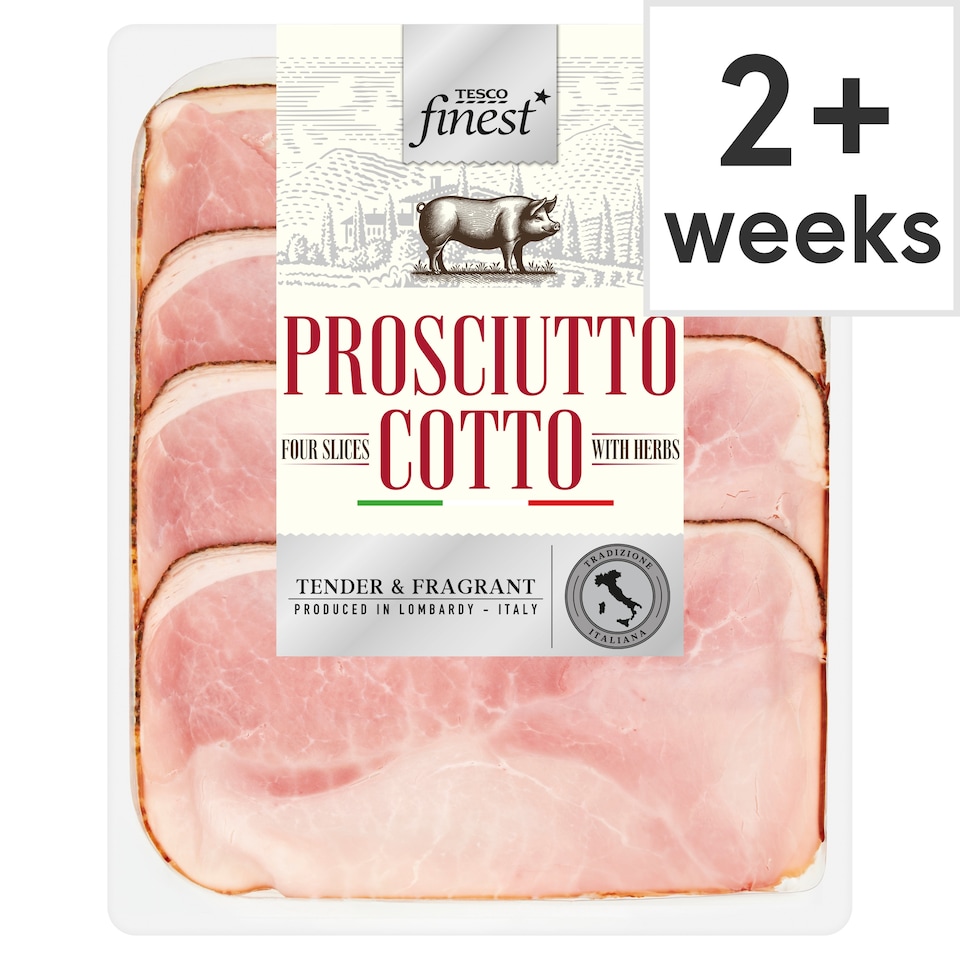 image 1 of Tesco Finest Prosciutto Cotto With Herbs 100G