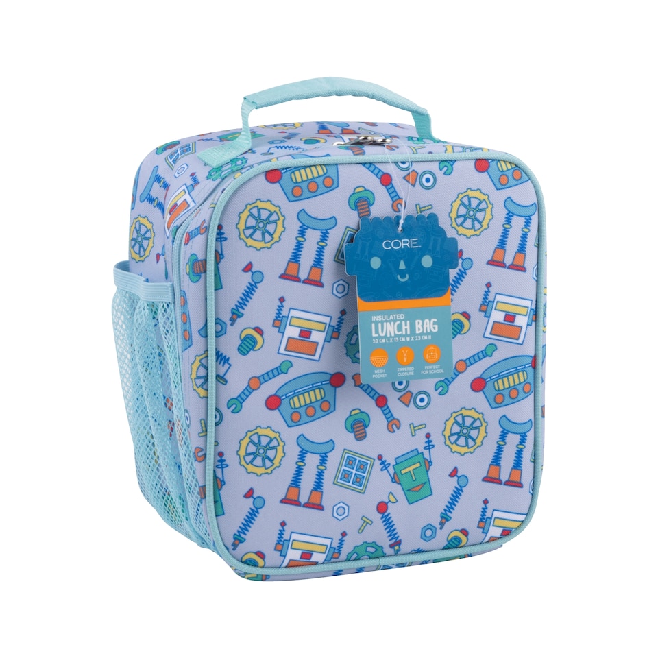 image 1 of Core Kitchen Robot Lunch Bag