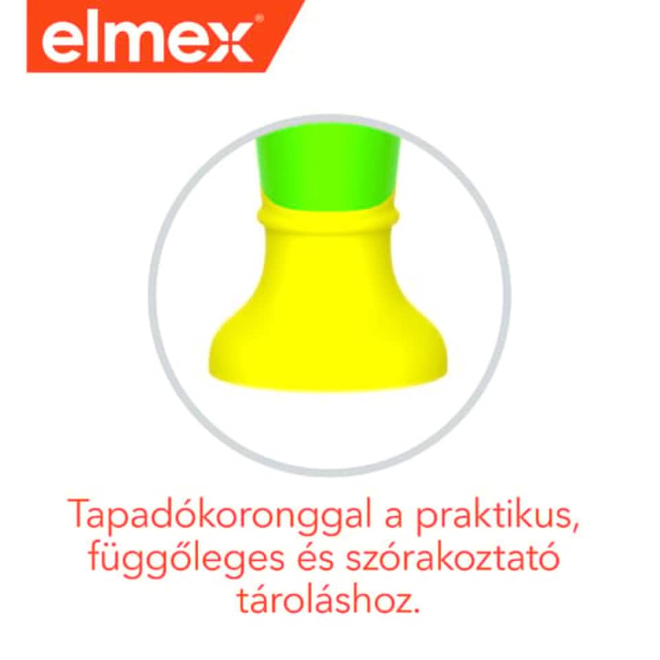 elmex Kids gyerek fogkefe 3-6 éves gyermekeknek lágy 1 db  1. kép