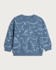 image 4 of F&F Boys Dinosaur Print Sweatshirt in Blue