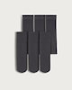 image 1 of F&F School Girls 3-Pack Opaque Tights in Grey