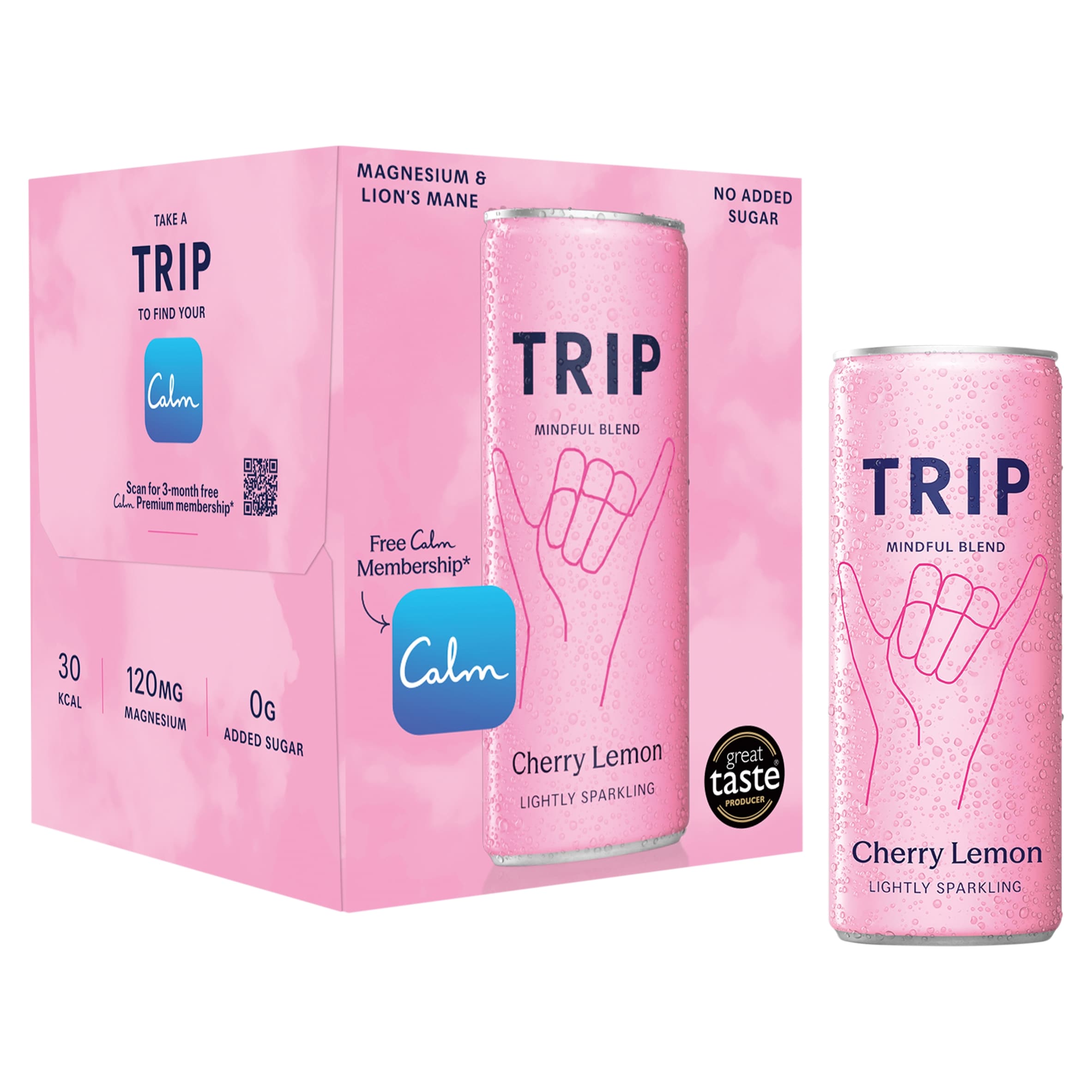TRIP Mindful Blend Cherry Lemon 4x250ml
