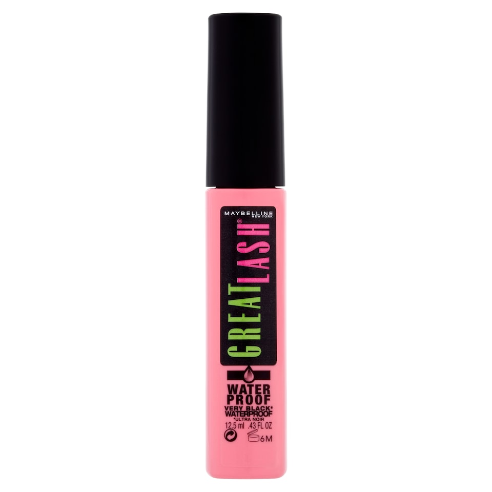image 1 of Maybelline Great Lash Waterproof Mascara - Very Black 12.5ml