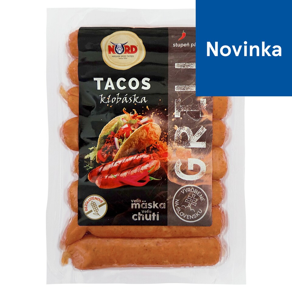 Nord Gril klobáska tacos 250 g