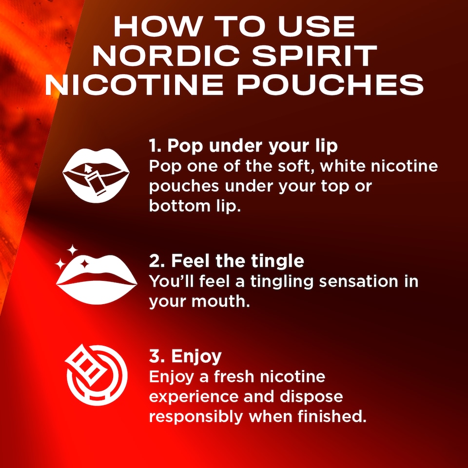 image 1 of Nordic Spirit Dark Fizz Strong Nicotine Pouches 9mg 20 Pouches