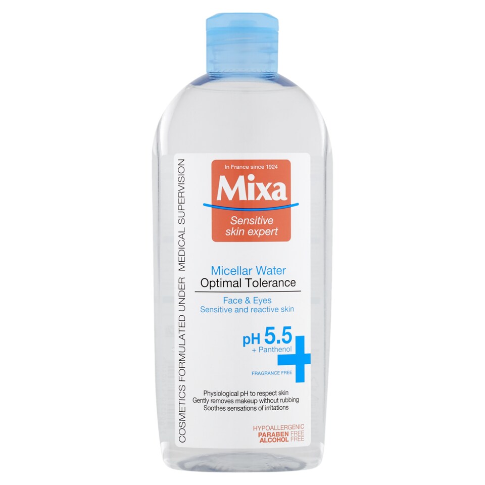 Mixa Optimal Tolerance Micellar Water for sensitive skin, 400 ml